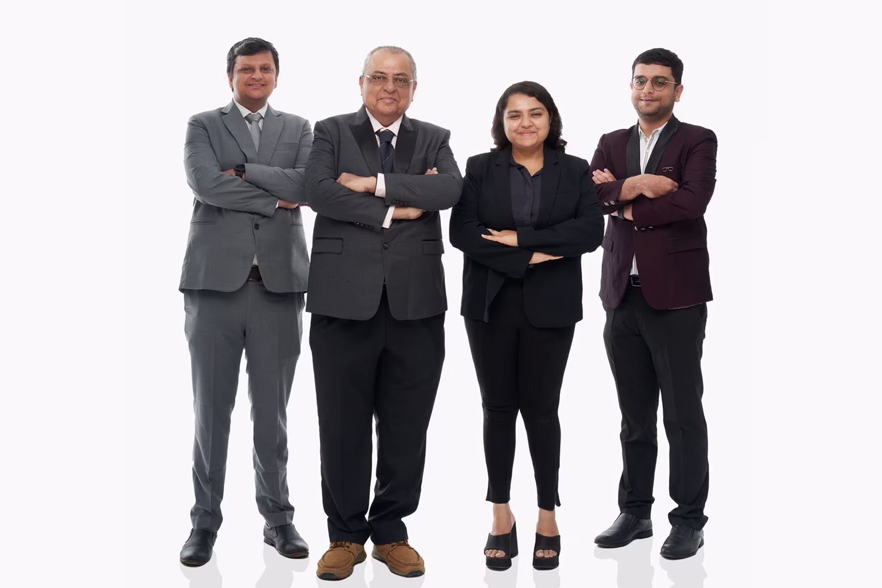 Modern team photoshoot in studio by Adzo Studio