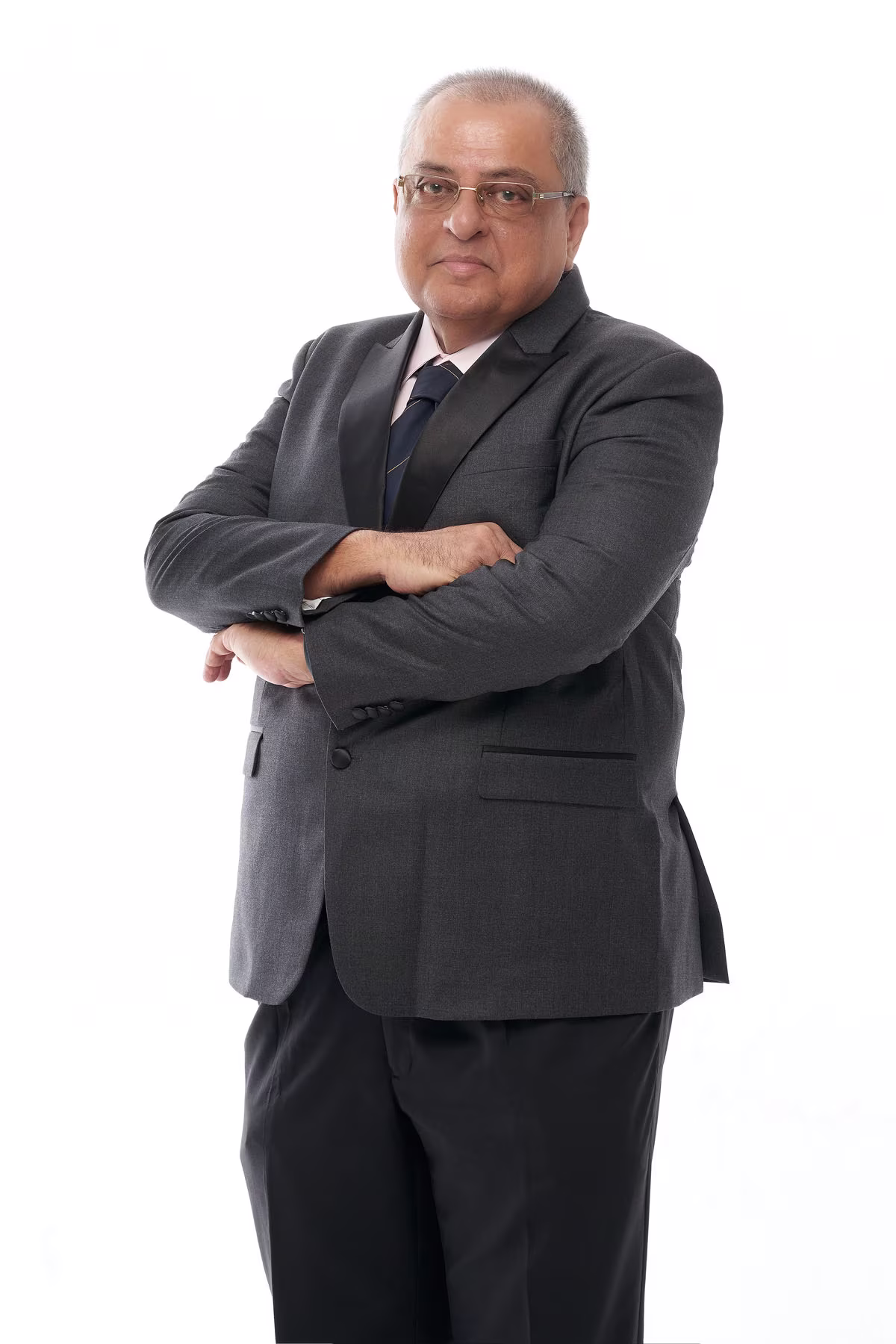 Business man portrait with direct eye contact