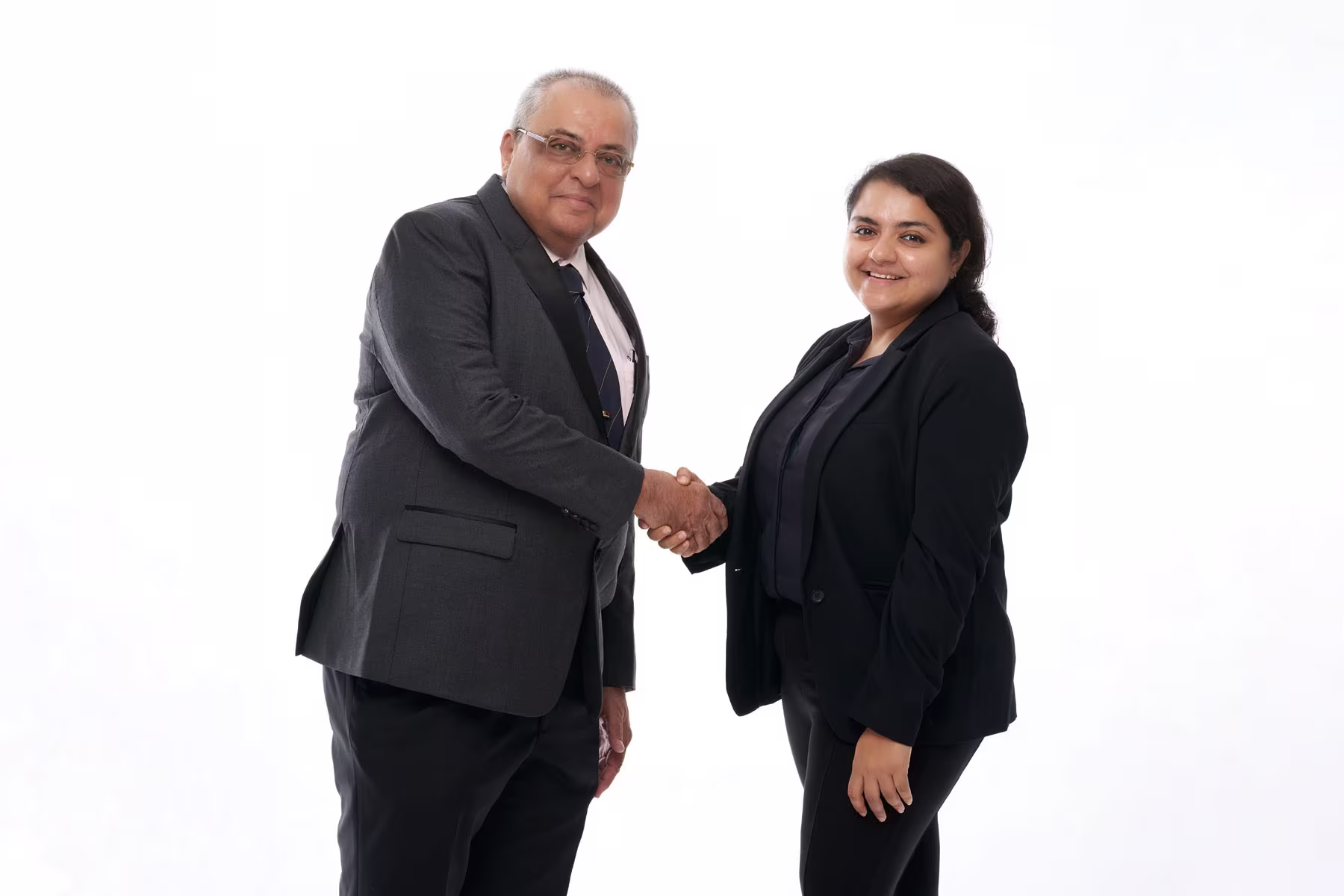 Premium business duo photoshoot setup
