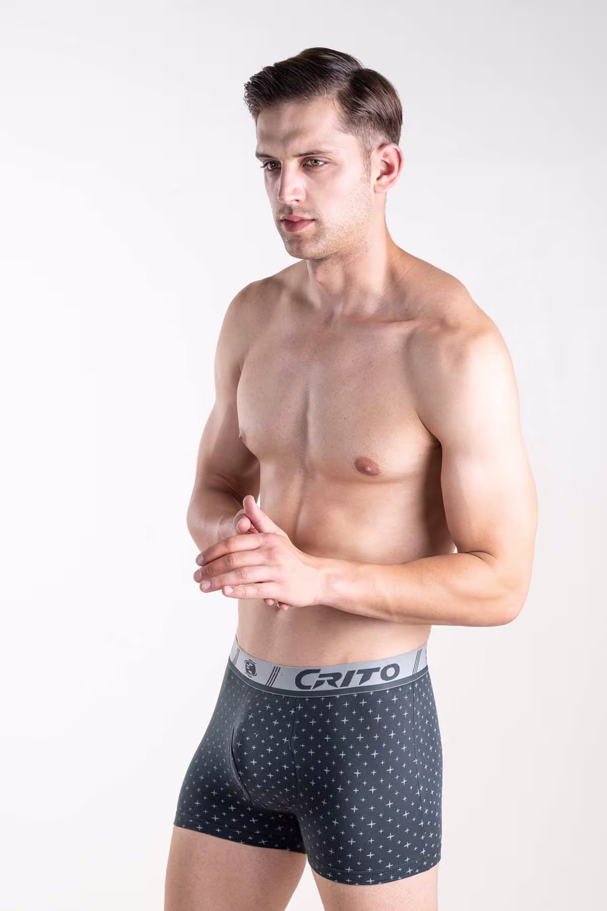 Crito men's apparel studio lighting styled by Adzo Studio